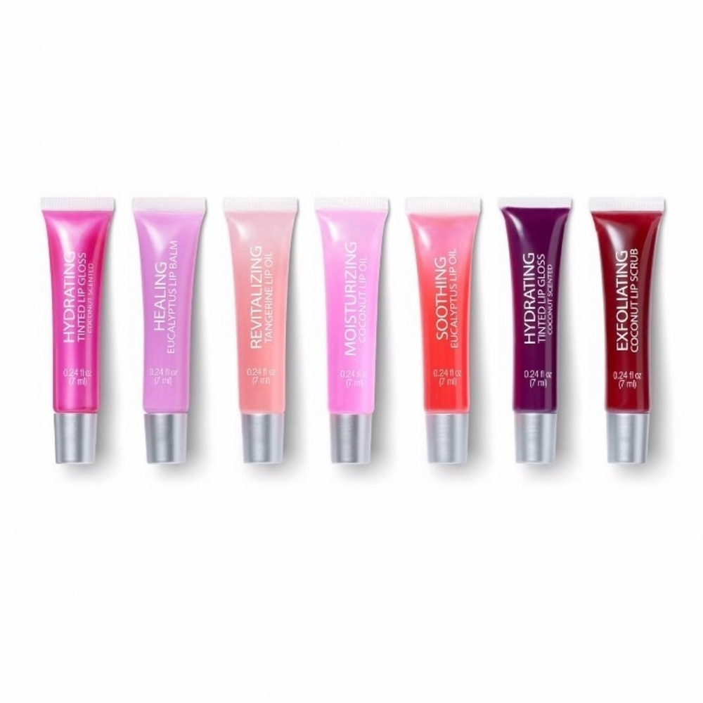 SELF LOVE RITUALS LOVE YOUR JUICY TUBE LIPGLOSS 7 PIECE SET (NEW WITH TAGS) - Picture 2 of 3